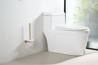 Ёршик для унитаза Gappo G30810-3 золотой сатин